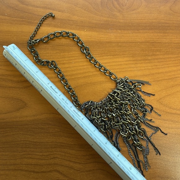 🤎Hive and Honey Mixed Metal Statement Necklace🖤 - Picture 4 of 4